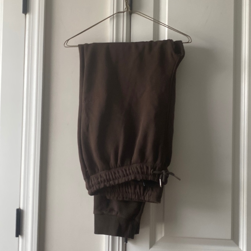 Brown snipes jogger sweat pant